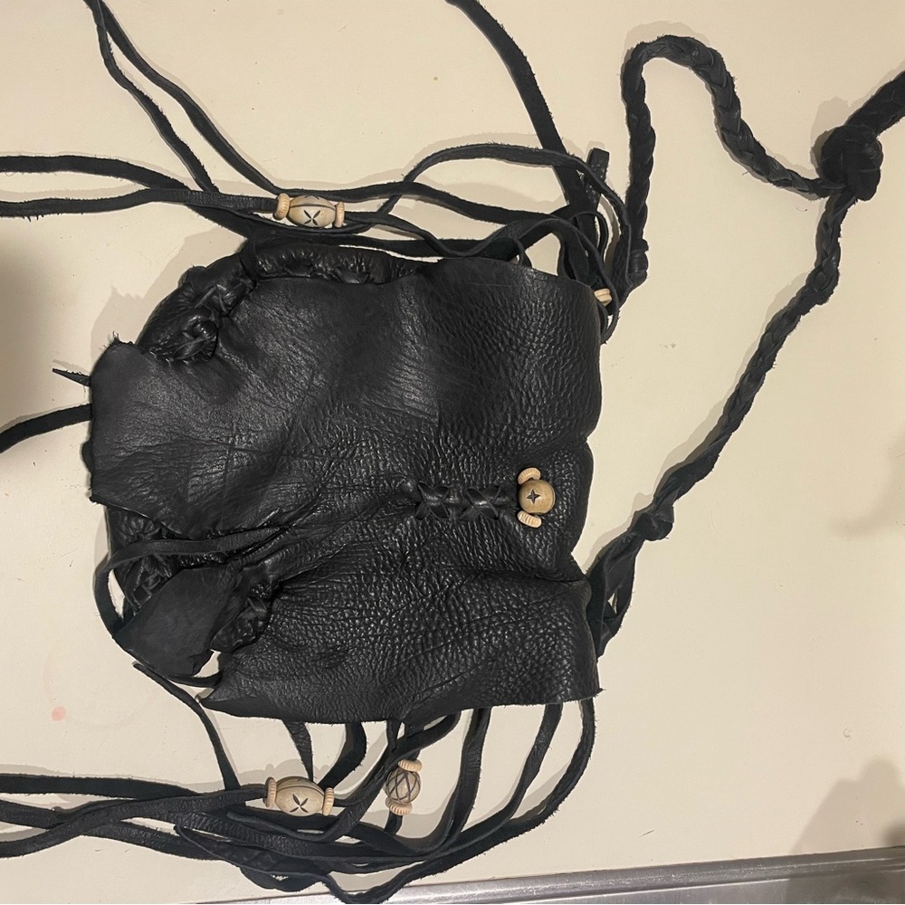 Black Leather Women's Bag